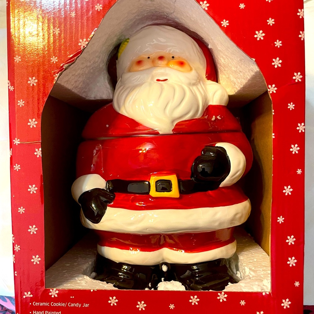 Santa Claus cookie jar